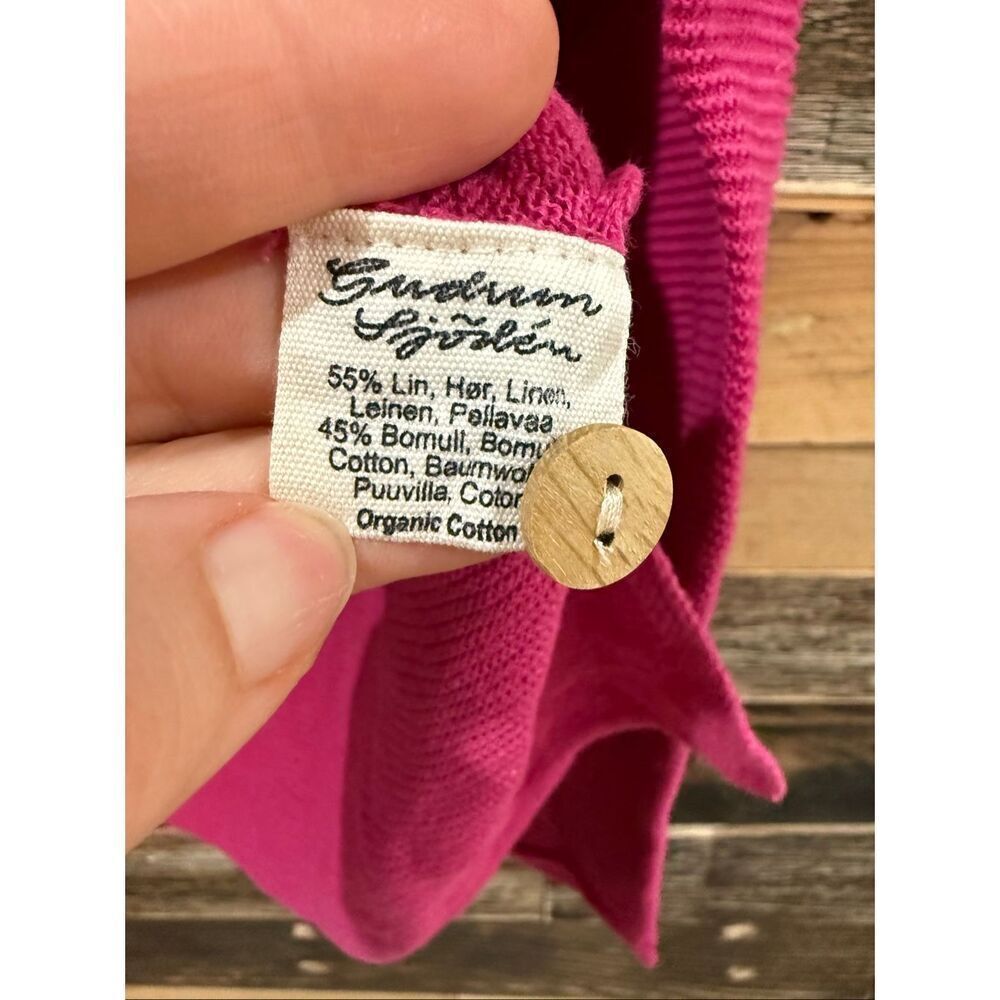 Gudrun Sjoden button front cardigan sweater size XL - Picture 4 of 7